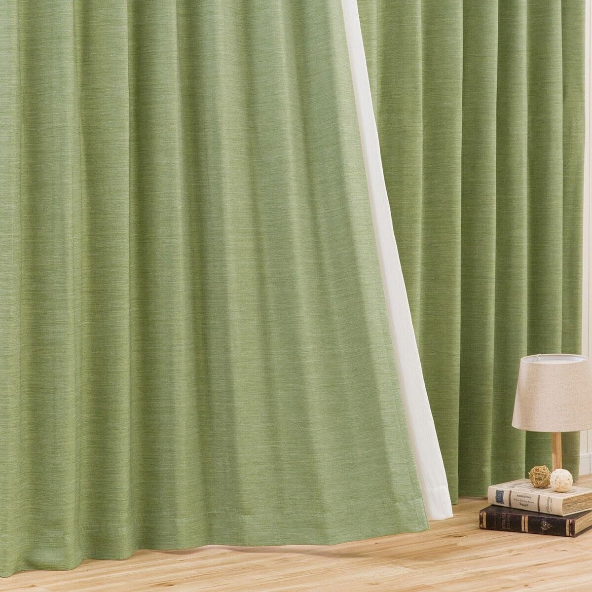 ☆ベルメゾンminilabo プリント厚地カーテン 2個セット サイズが豊富な